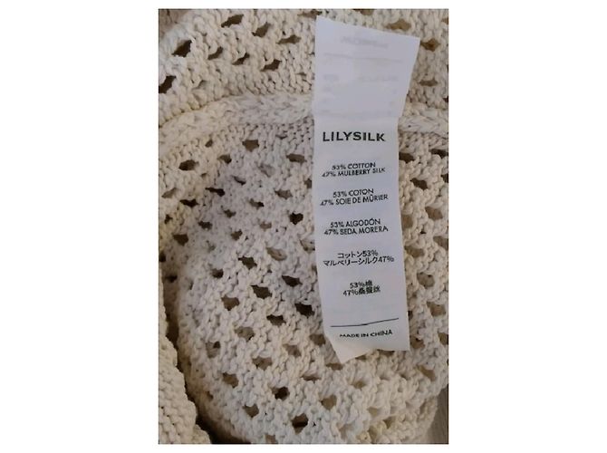 Autre Marque Calças de algodão brancas LILYSILK Branco - vista 6