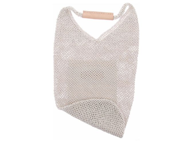 Autre Marque Borsa intrecciata beige RABENS SALONER - vista 2