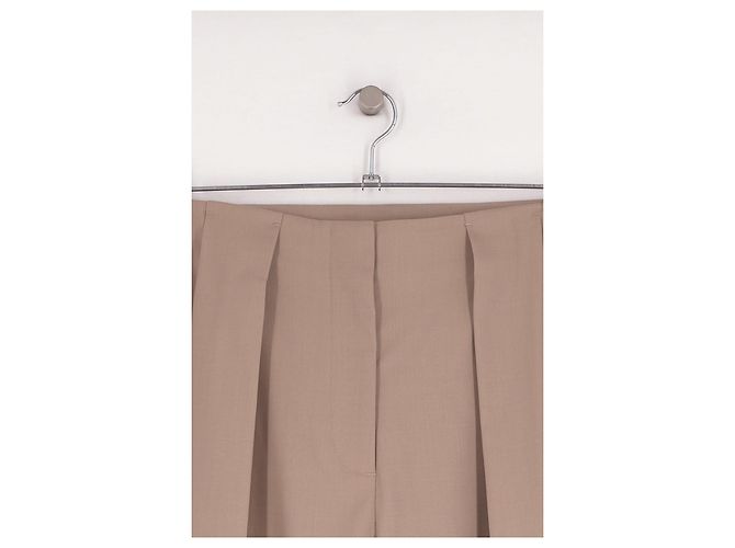 Autre Marque Pantalones de seda beige LILYSILK Talla 36 - vista 2
