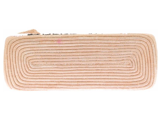 Autre Marque Borsa tote in rafia Dolce Vita Beige - vista 4