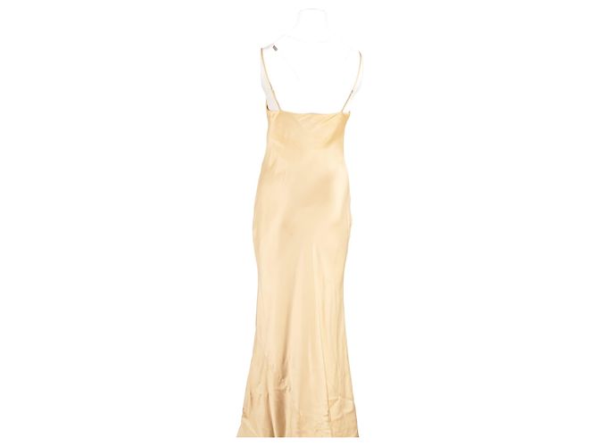 Vestido de seda amarillo Reformation - vista 6