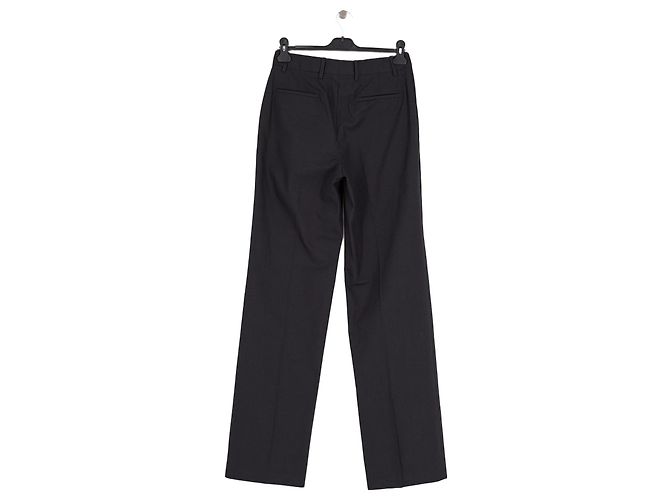 Autre Marque Pantalones de algodón negros ARMARIUM - vista 4