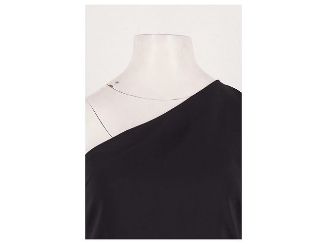 Vestido midi de viscosa negro Tiffany & Co - vista 2