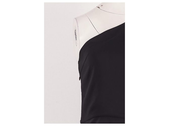 Vestido midi de viscosa negro Tiffany & Co - vista 3