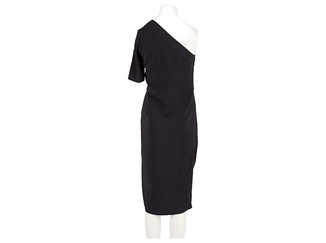 Vestido midi de viscosa negro Tiffany & Co - vista 6