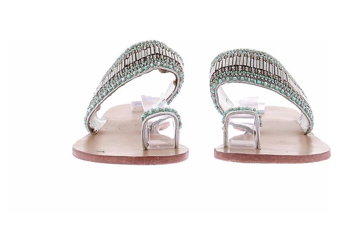 Autre Marque Sandali con strass STAR MELA Argentati Argento - vista 3