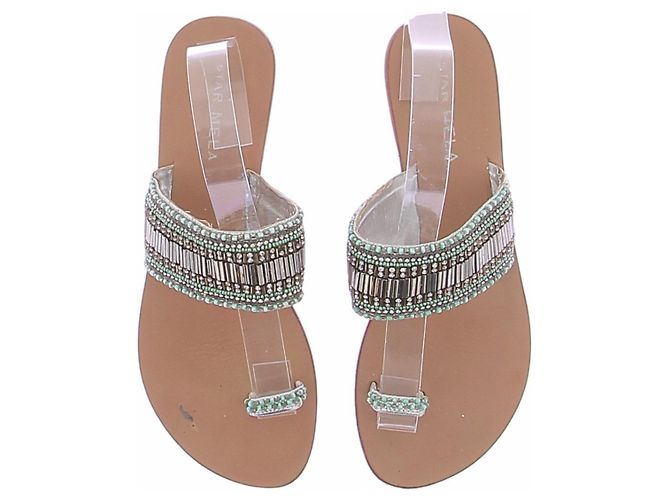Autre Marque Sandali con strass STAR MELA Argentati Argento - vista 4