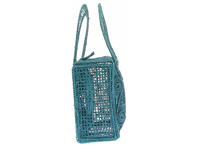 Autre Marque Bolsa de vime azul - vista 5