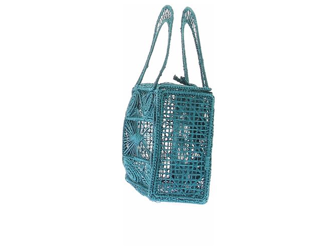 Autre Marque Bolsa de vime azul - vista 7
