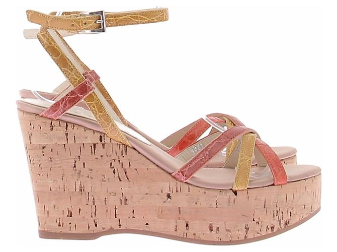 Sandali con zeppa Prada beige sintetici 37 - vista 6