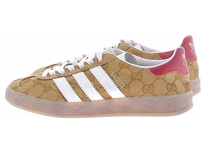 Autre Marque Gazelle-Sneaker mit Monogramm-Print Kamel - Ansicht 2