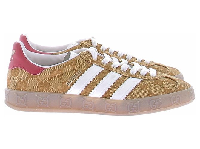 Autre Marque Gazelle-Sneaker mit Monogramm-Print Kamel - Ansicht 6