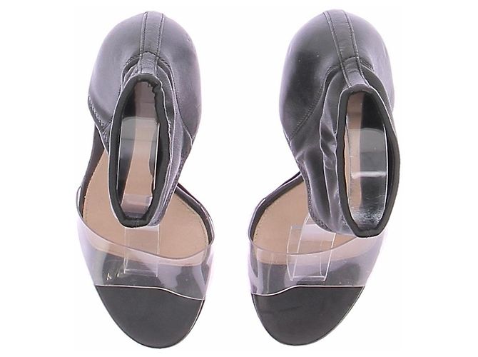 Gianvito Rossi Décolleté neri in pelle Nero - vista 4