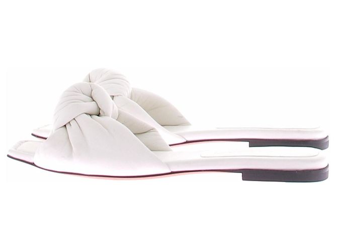 Sandali Santoni in pelle bianchi Bianco - vista 2