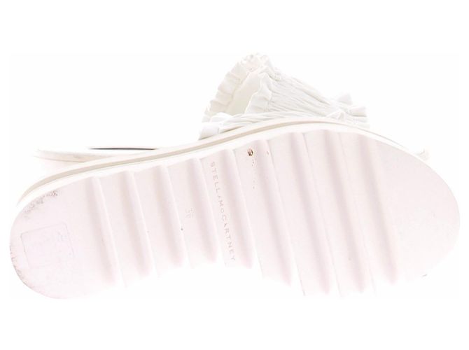 Stella Mc Cartney Sandali bianchi con plateau Bianco - vista 5