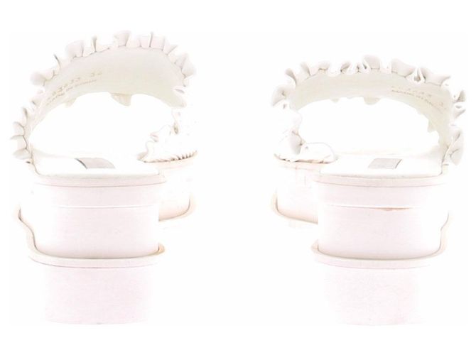 Stella Mc Cartney Sandali bianchi con plateau Bianco - vista 7