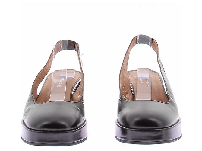 Jonak Mary Jane Pumps aus schwarzem Leder - Ansicht 3