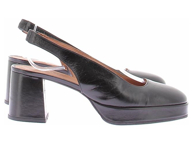 Jonak Mary Jane Pumps aus schwarzem Leder - Ansicht 6