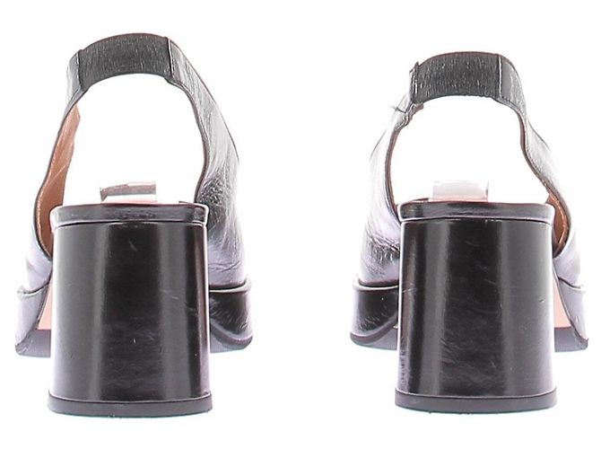 Jonak Mary Jane Pumps aus schwarzem Leder - Ansicht 7