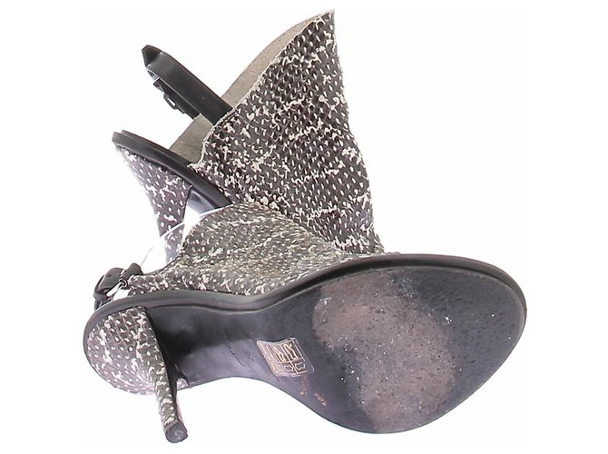 Balenciaga Python Print Pumps Schwarz - Ansicht 5