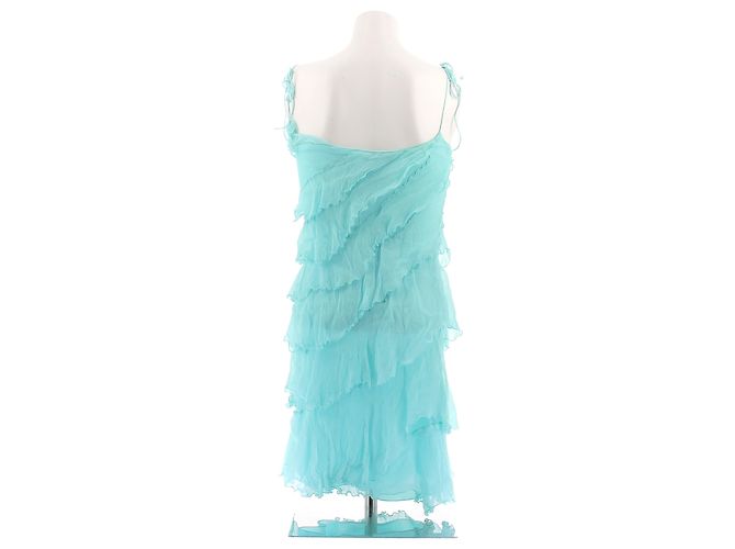 Blumarine Vestido azul de tirantes - vista 2