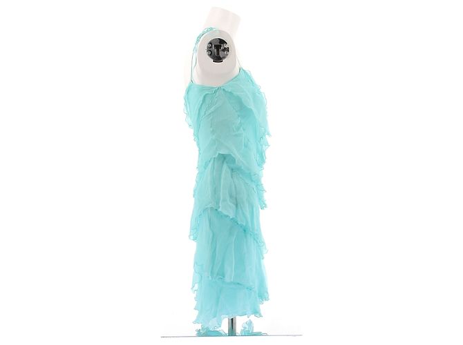 Blumarine Vestido azul de tirantes - vista 3