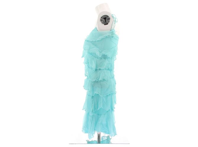 Blumarine Vestido azul de tirantes - vista 4