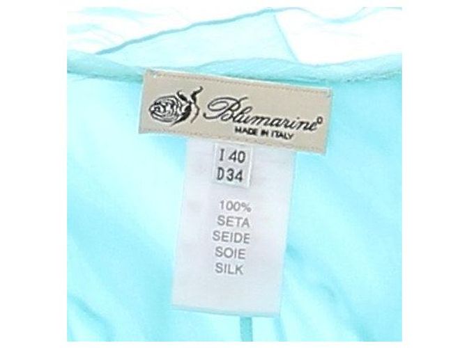 Blumarine Vestido azul de tirantes - vista 5
