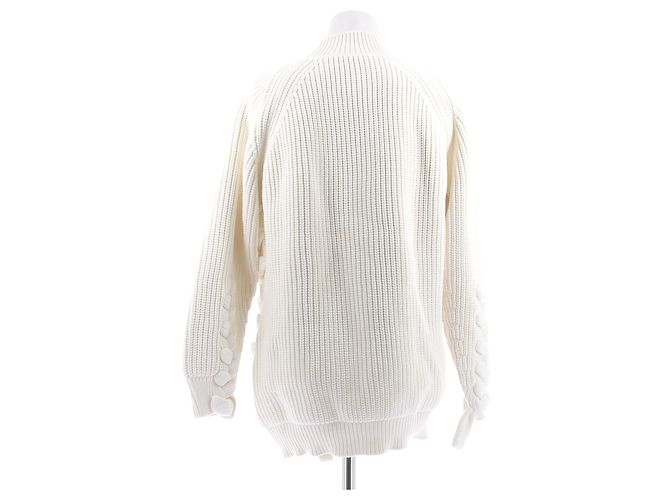 Jersey de algodón blanco Victoria Beckham - vista 2