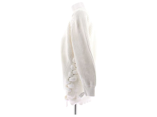 Jersey de algodón blanco Victoria Beckham - vista 4