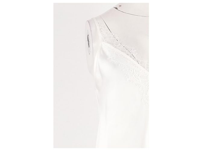 Autre Marque Top de seda branco LILYSILK - vista 3