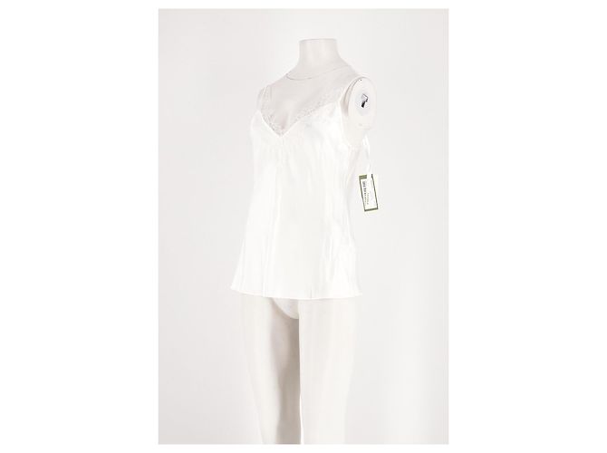 Autre Marque Top de seda branco LILYSILK - vista 4