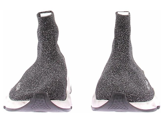 Balenciaga Pailletten Sneaker Schwarz - Ansicht 3