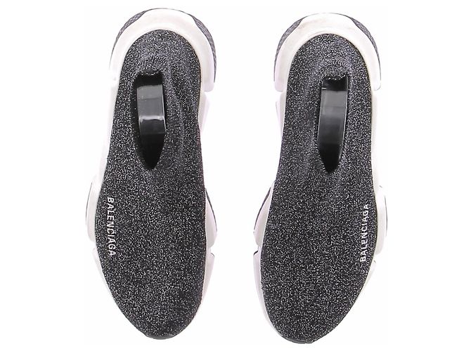 Balenciaga Pailletten Sneaker Schwarz - Ansicht 4