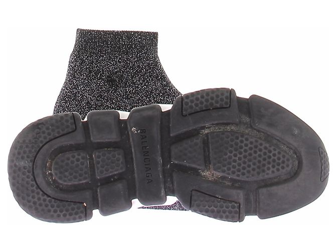 Balenciaga Pailletten Sneaker Schwarz - Ansicht 5