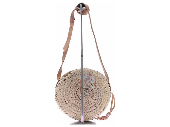 Autre Marque Borsa in rafia "In Love" Beige - vista 3