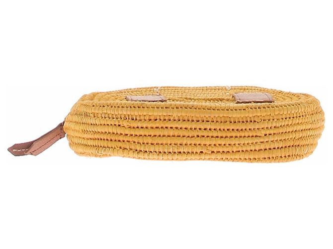 Autre Marque Clutch Joy gialla MANA ST TROPEZ Giallo - vista 3