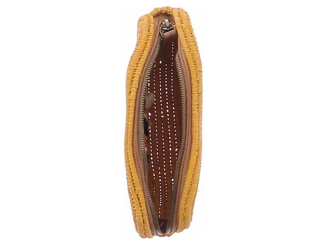 Autre Marque Clutch Joy gialla MANA ST TROPEZ Giallo - vista 4