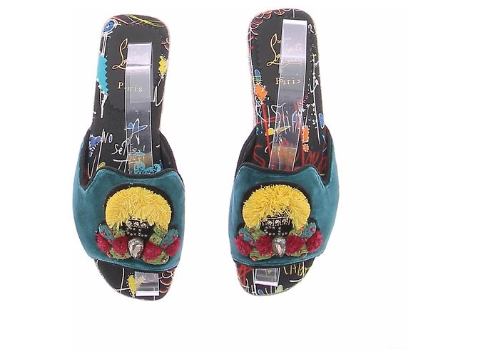 Christian Louboutin Sandali multicolore - vista 4