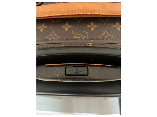 Louis Vuitton Keepall 55 Monogram Reisetasche mit Rollen Braun - Ansicht 10