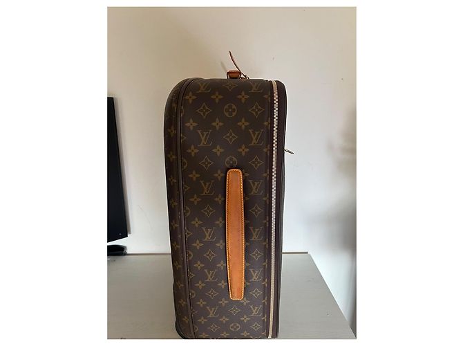Louis Vuitton Keepall 55 Monogram Reisetasche mit Rollen Braun - Ansicht 8