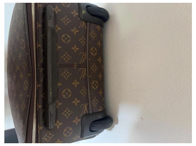 Louis Vuitton Keepall 55 Monogram Reisetasche mit Rollen Braun - Ansicht 9
