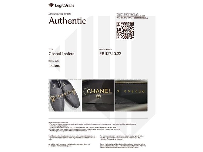 Mocassini Chanel in pelle grigia con catena oro D'oro Grigio - vista 15