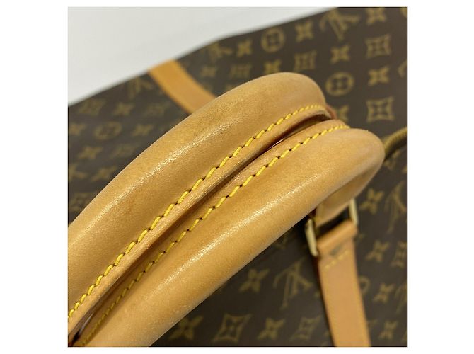 Louis Vuitton Boston Monogram Keepall 50 Castaño - vista 8