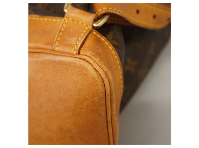 Louis Vuitton Monogram Montsouris GM Backpack Brown - view 7