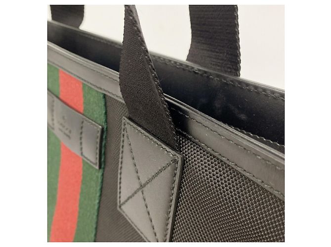 Borsa Tote Gucci in nylon nero - vista 15