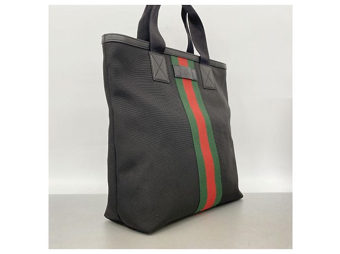 Borsa Tote Gucci in nylon nero - vista 2