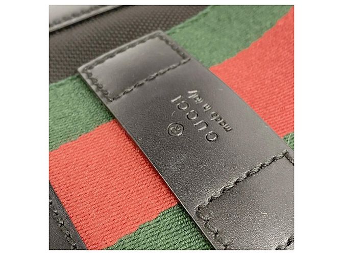 Borsa Tote Gucci in nylon nero - vista 9