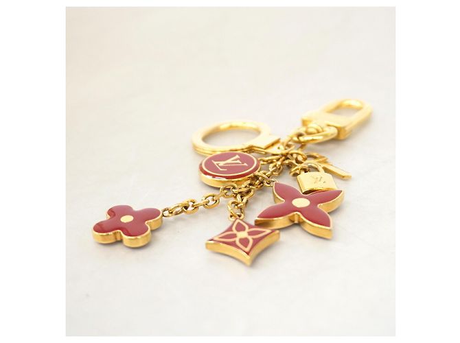 Louis Vuitton Keychain Charm Portefeuille Pampille M91928 Rosso - vista 2
