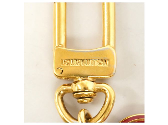 Louis Vuitton Keychain Charm Portefeuille Pampille M91928 Rosso - vista 3